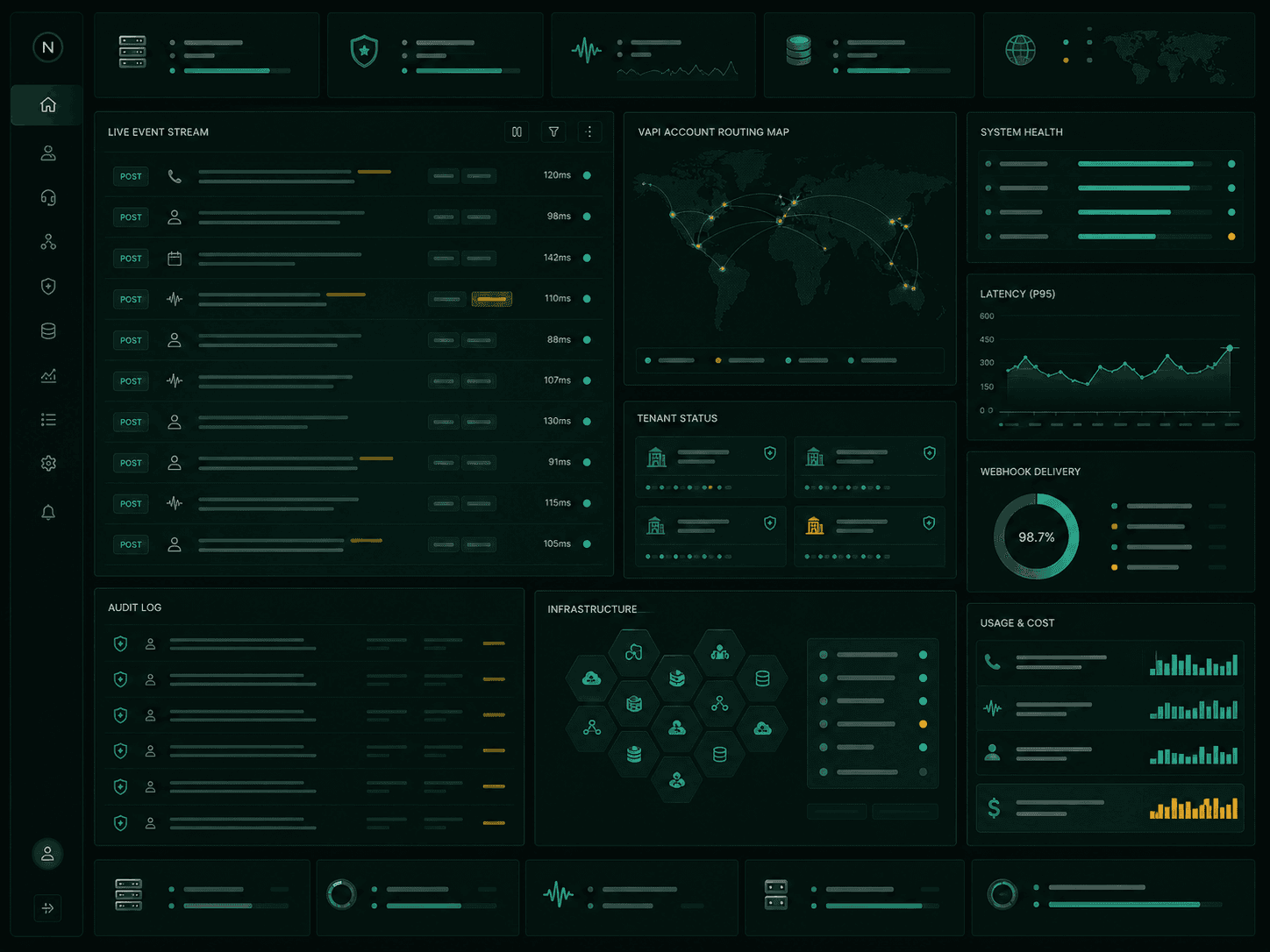 Operations control workspace